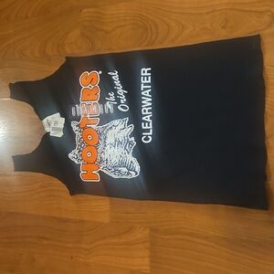 NWT Hooters Black Tank Top